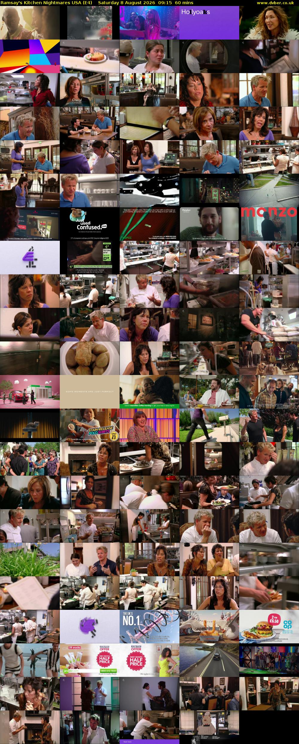 Ramsay's Kitchen Nightmares USA (E4) Saturday 8 August 2026 09:15 - 10:15