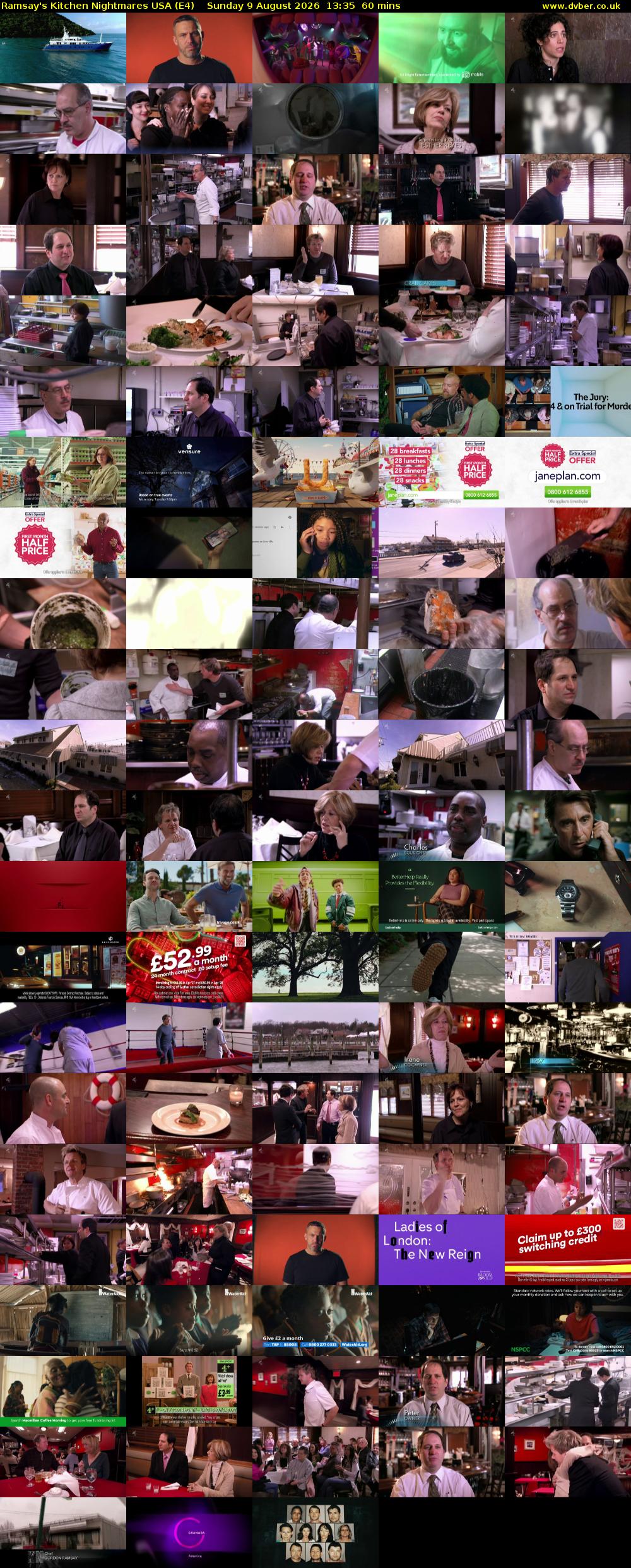 Ramsay's Kitchen Nightmares USA (E4) Sunday 9 August 2026 13:35 - 14:35
