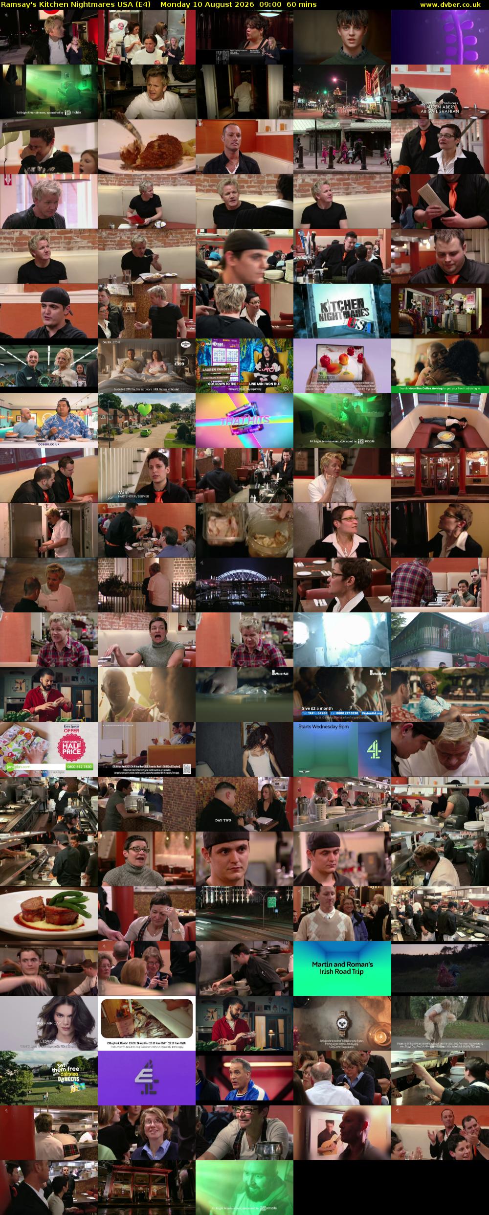Ramsay's Kitchen Nightmares USA (E4) Monday 10 August 2026 09:00 - 10:00
