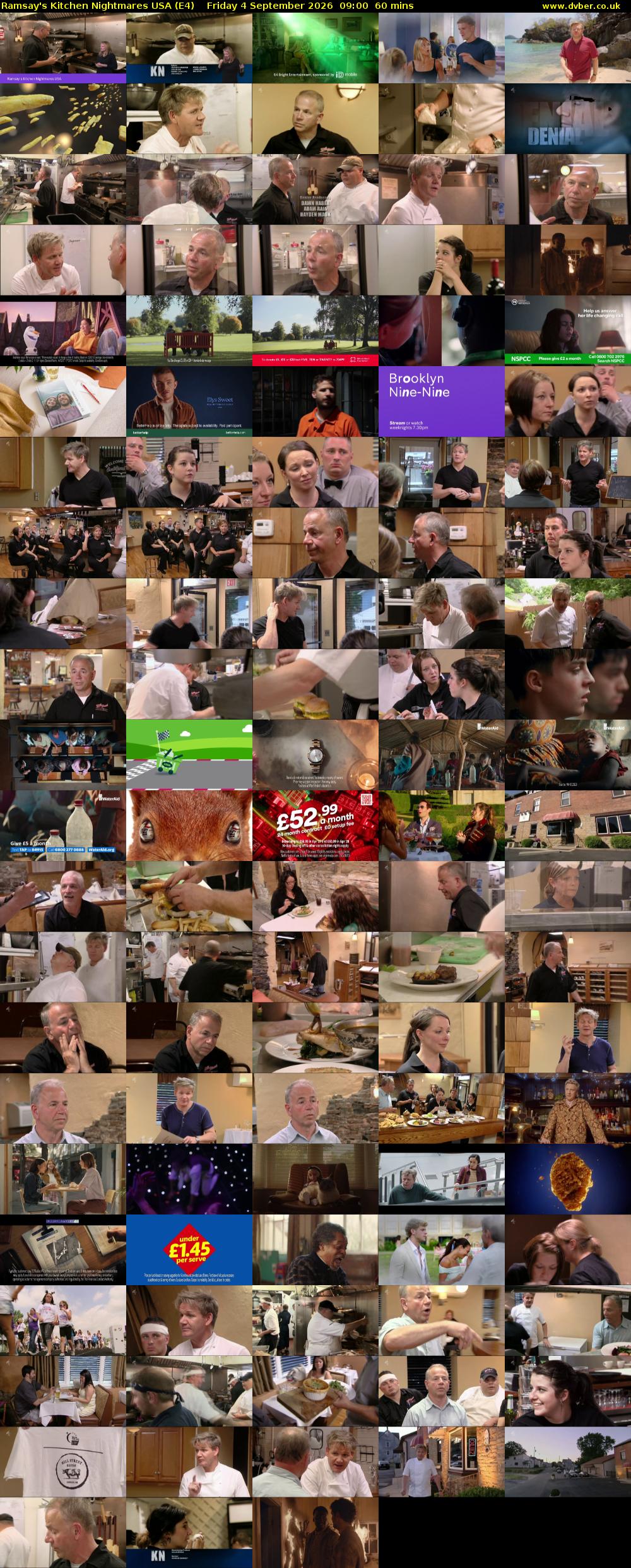 Ramsay's Kitchen Nightmares USA (E4) Friday 4 September 2026 09:00 - 10:00