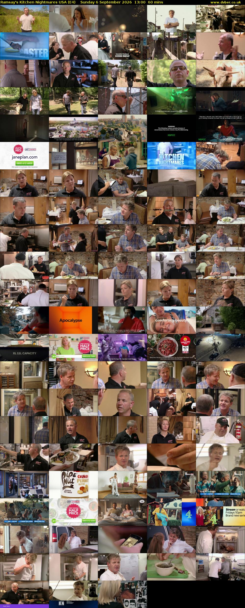 Ramsay's Kitchen Nightmares USA (E4) Sunday 6 September 2026 13:00 - 14:00
