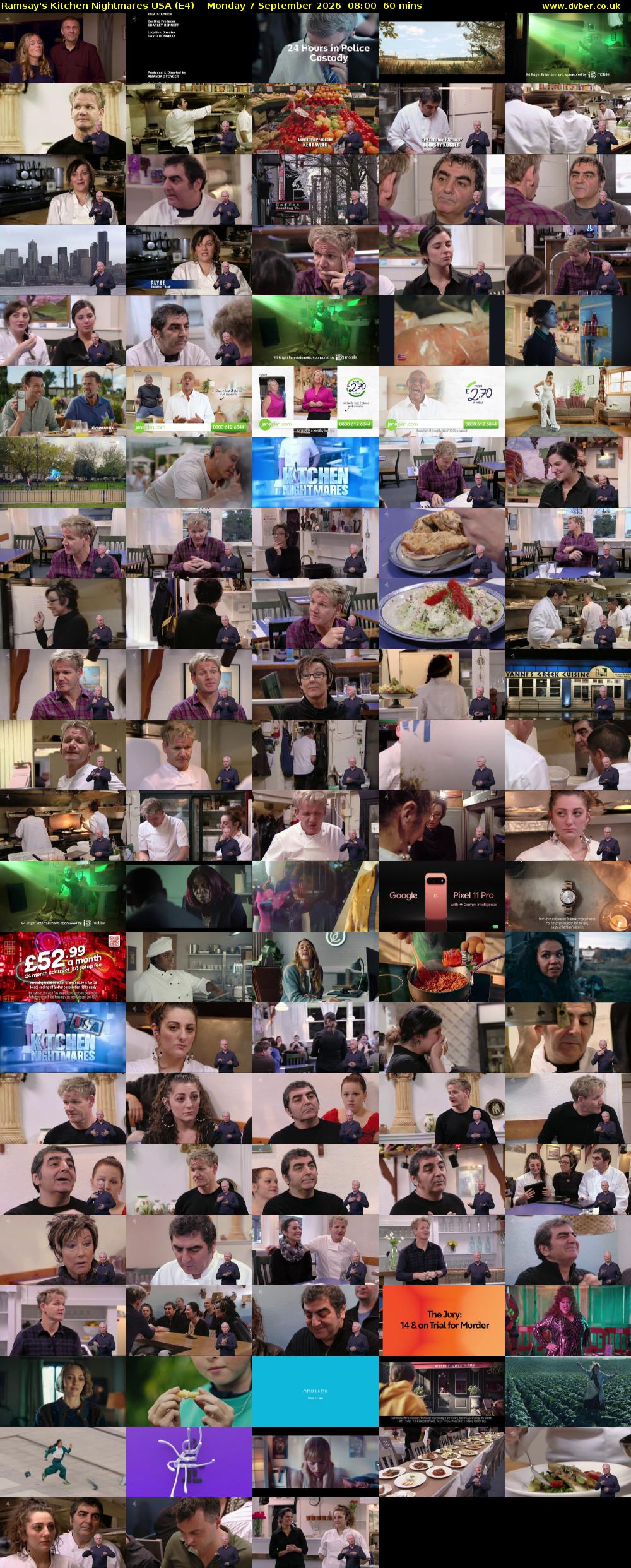 Ramsay's Kitchen Nightmares USA (E4) Monday 7 September 2026 08:00 - 09:00