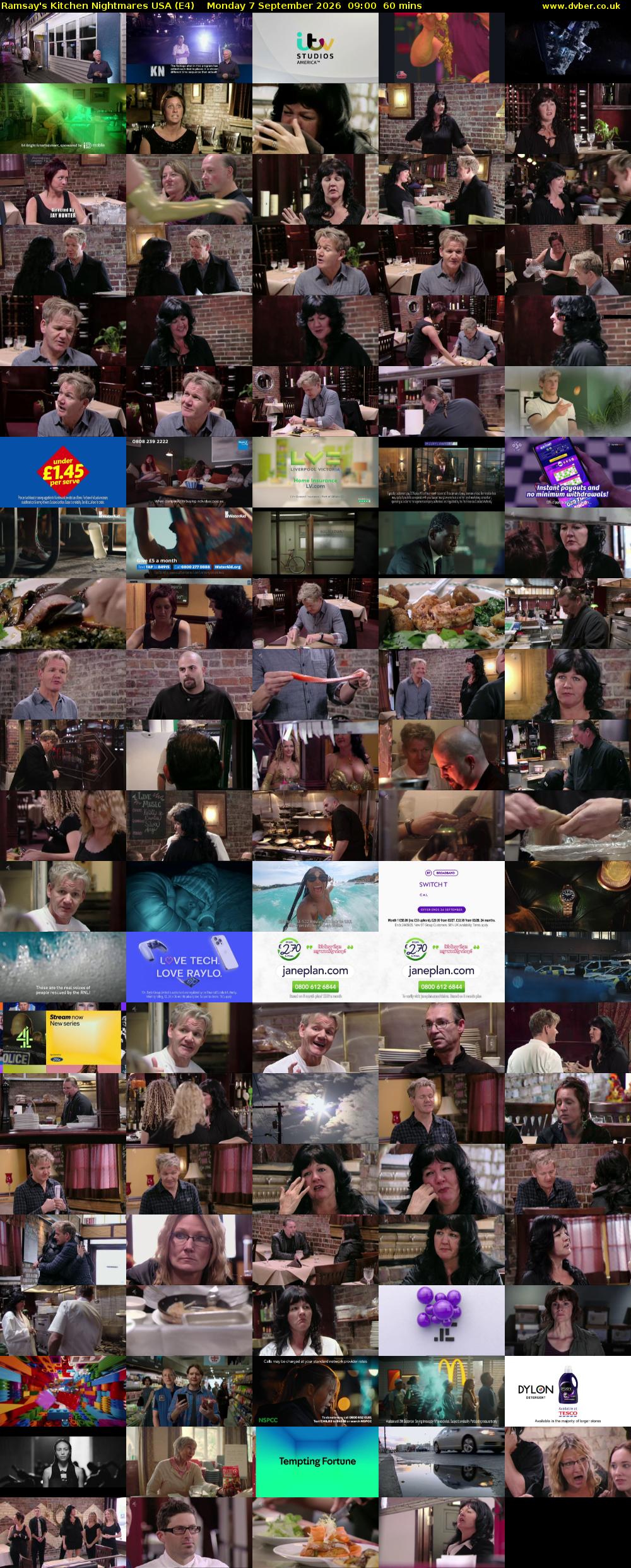 Ramsay's Kitchen Nightmares USA (E4) Monday 7 September 2026 09:00 - 10:00