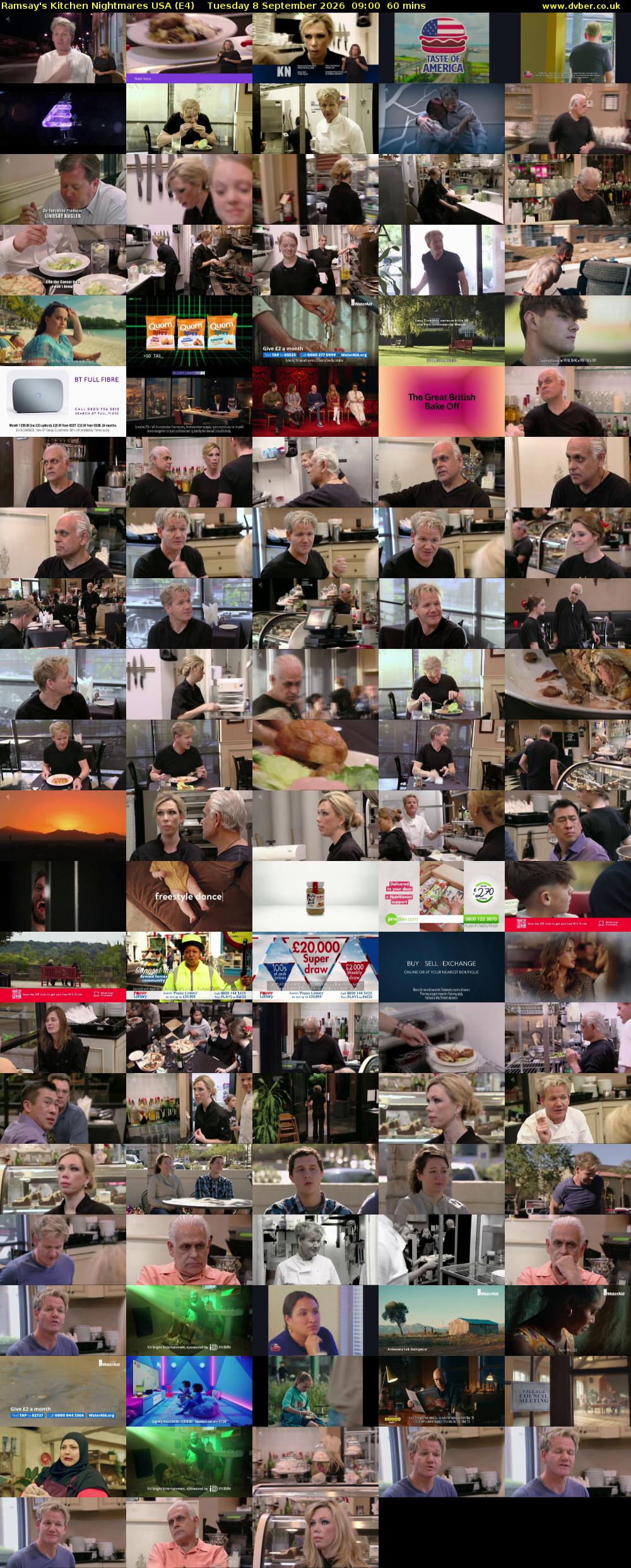 Ramsay's Kitchen Nightmares USA (E4) Tuesday 8 September 2026 09:00 - 10:00