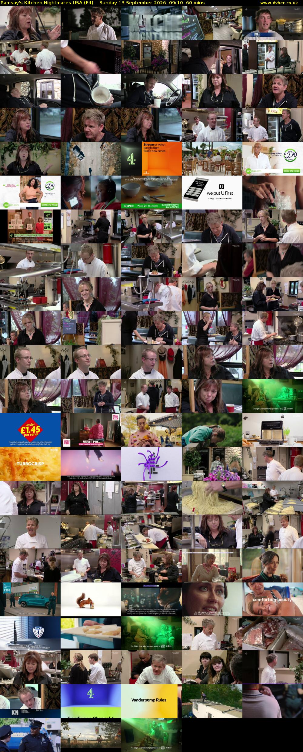 Ramsay's Kitchen Nightmares USA (E4) Sunday 13 September 2026 09:10 - 10:10