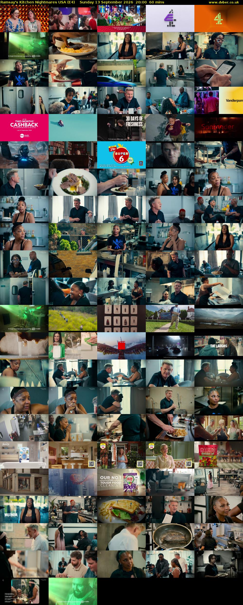 Ramsay's Kitchen Nightmares USA (E4) Sunday 13 September 2026 20:00 - 21:00