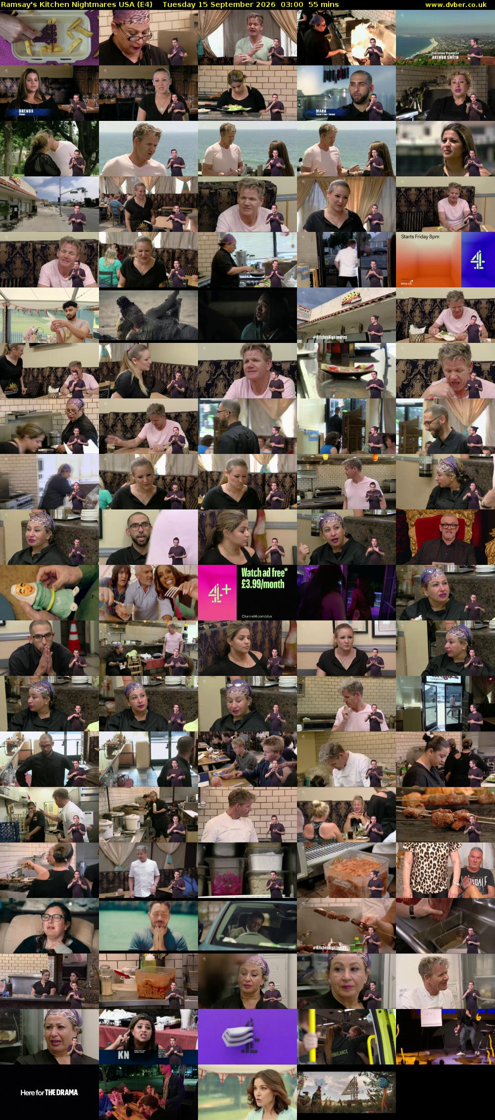 Ramsay's Kitchen Nightmares USA (E4) Tuesday 15 September 2026 03:00 - 03:55