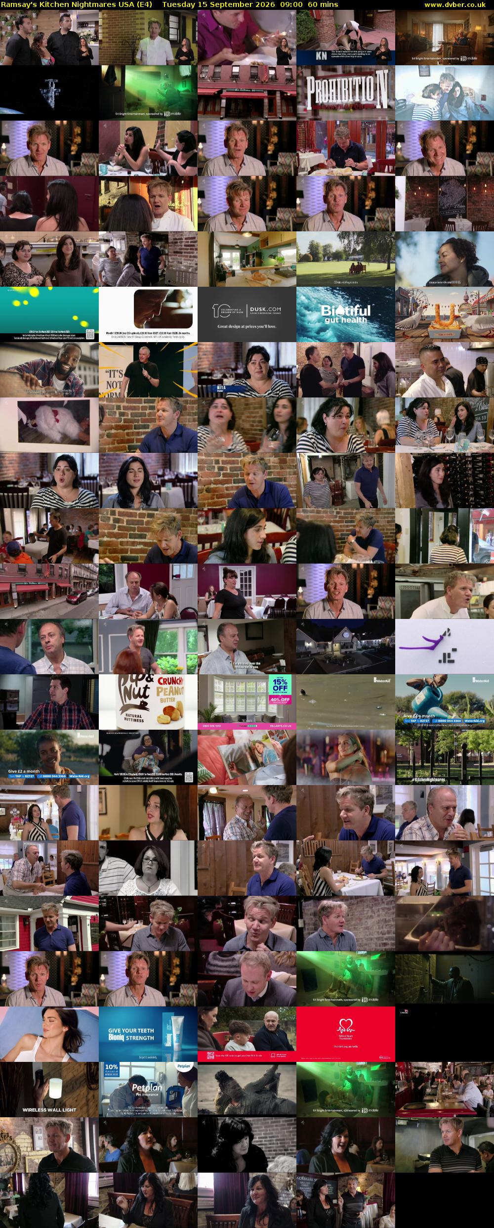 Ramsay's Kitchen Nightmares USA (E4) Tuesday 15 September 2026 09:00 - 10:00