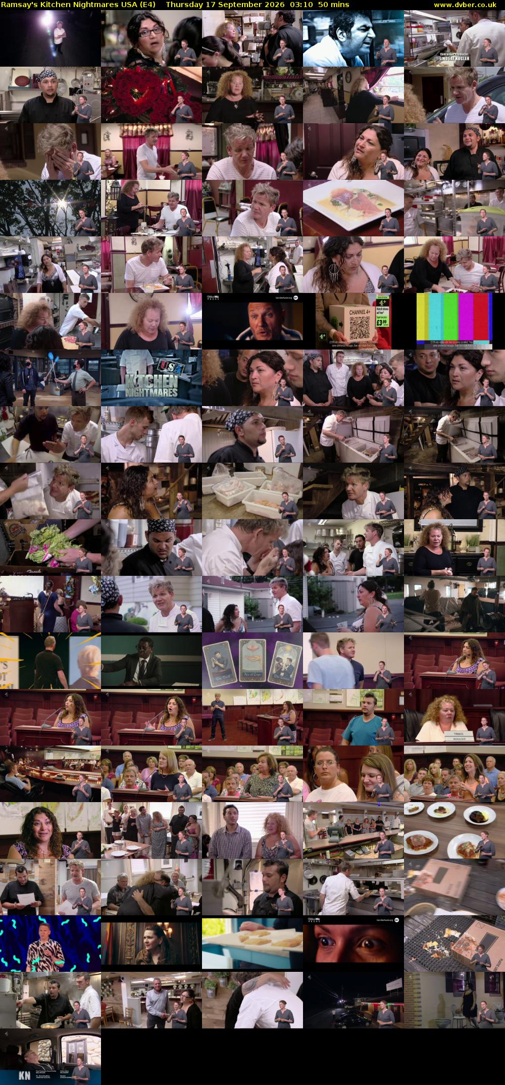 Ramsay's Kitchen Nightmares USA (E4) Thursday 17 September 2026 03:10 - 04:00