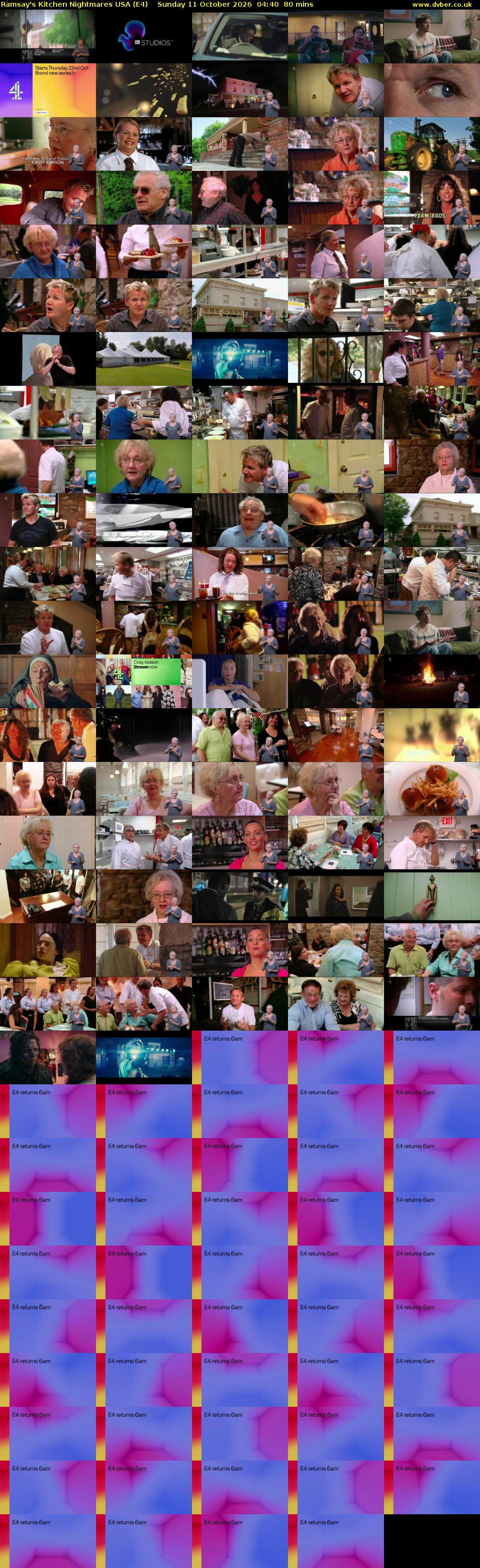 Ramsay's Kitchen Nightmares USA (E4) Sunday 11 October 2026 04:40 - 06:00