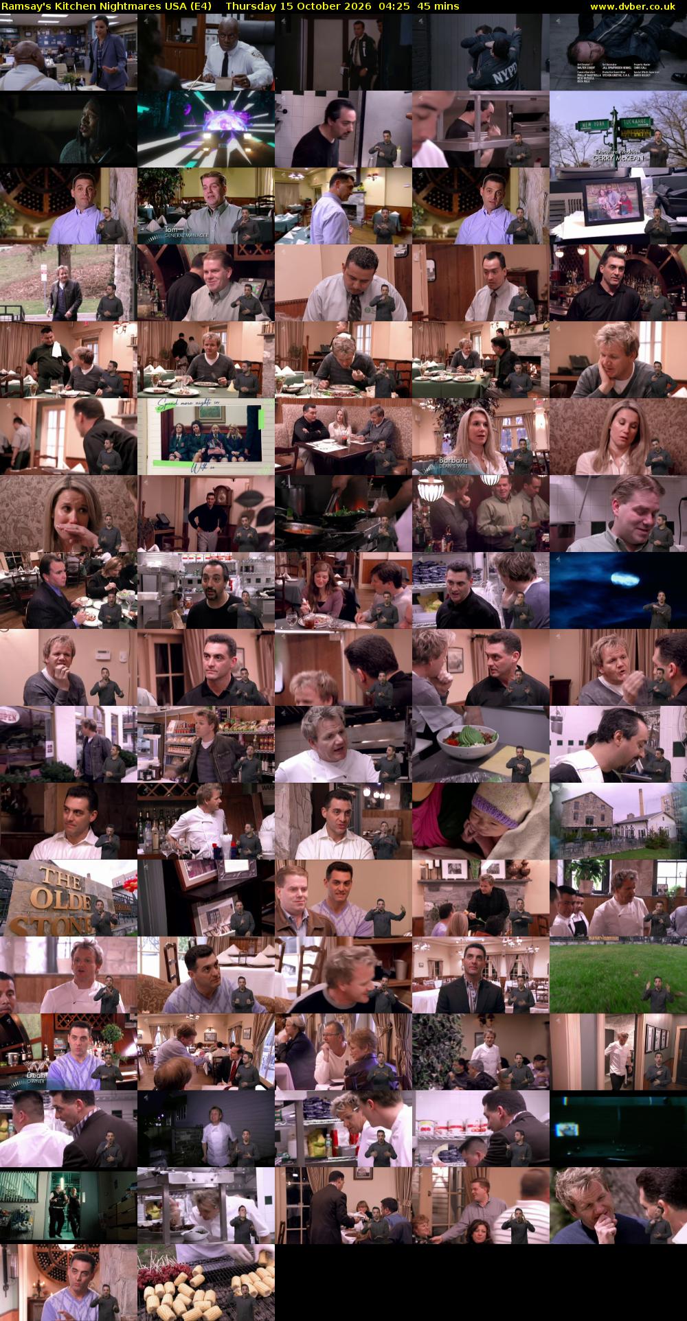 Ramsay's Kitchen Nightmares USA (E4) Thursday 15 October 2026 04:25 - 05:10