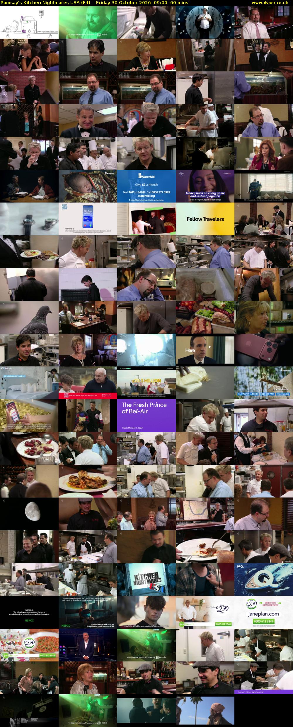 Ramsay's Kitchen Nightmares USA (E4) Friday 30 October 2026 09:00 - 10:00