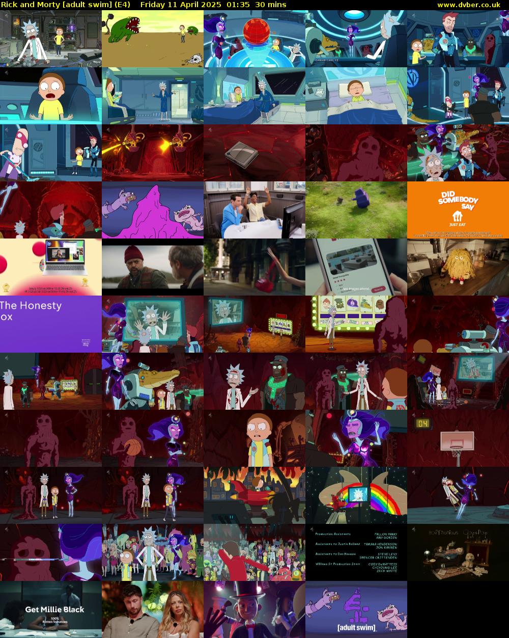 Rick and Morty [adult swim] (E4) Friday 11 April 2025 01:35 - 02:05