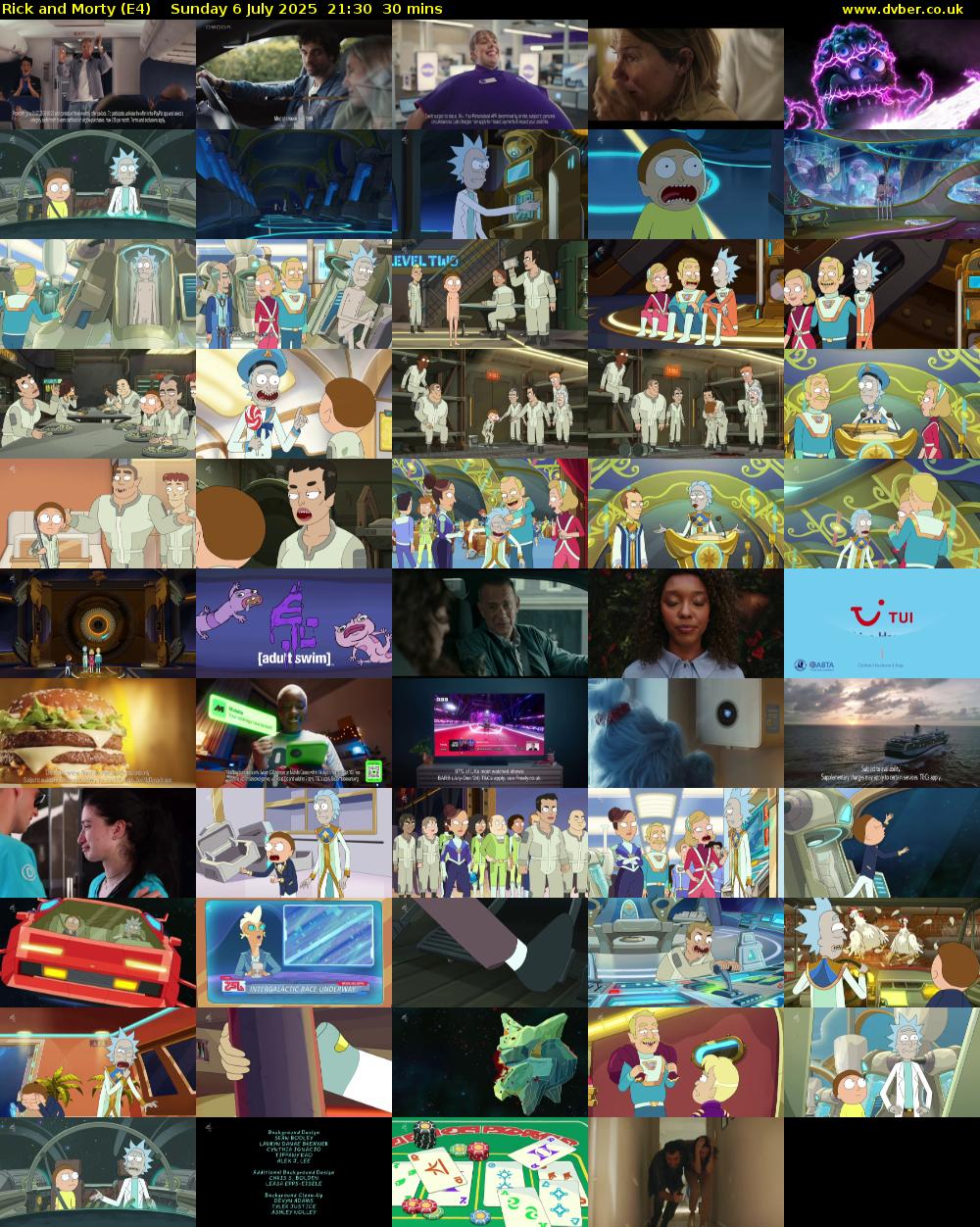 Rick and Morty (E4) Sunday 6 July 2025 21:30 - 22:00