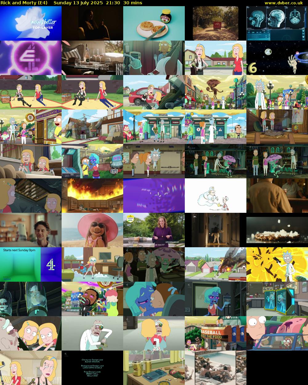 Rick and Morty (E4) Sunday 13 July 2025 21:30 - 22:00