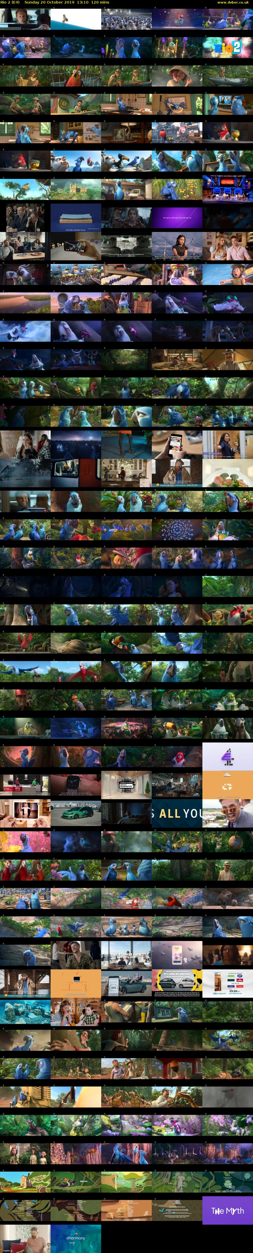 Rio 2 (E4) Sunday 20 October 2019 13:10 - 15:10