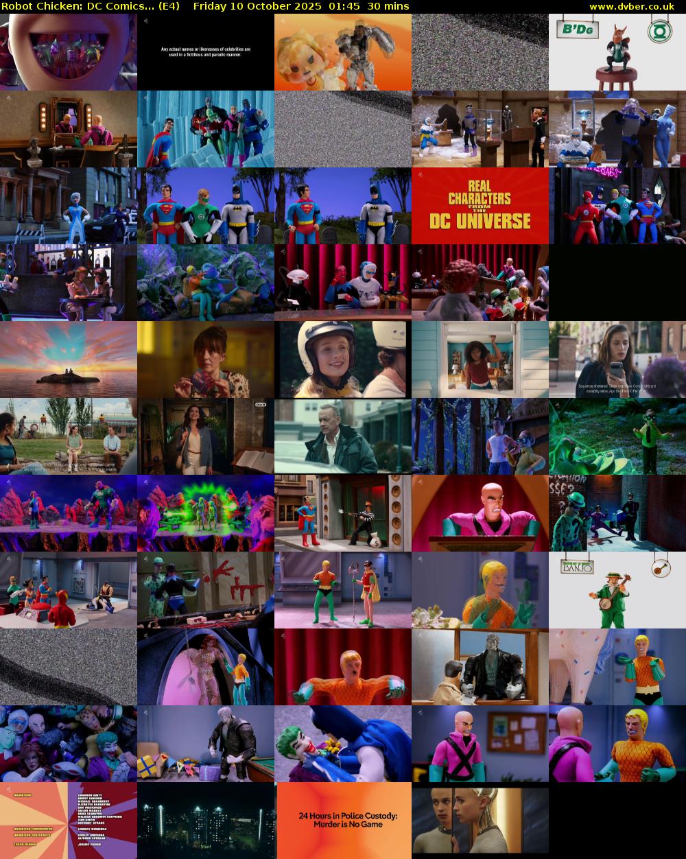 Robot Chicken: DC Comics... (E4) Friday 10 October 2025 01:45 - 02:15