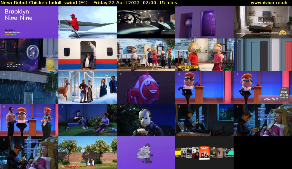 Robot Chicken [adult swim] (E4) Friday 22 April 2022 02:00 - 02:15