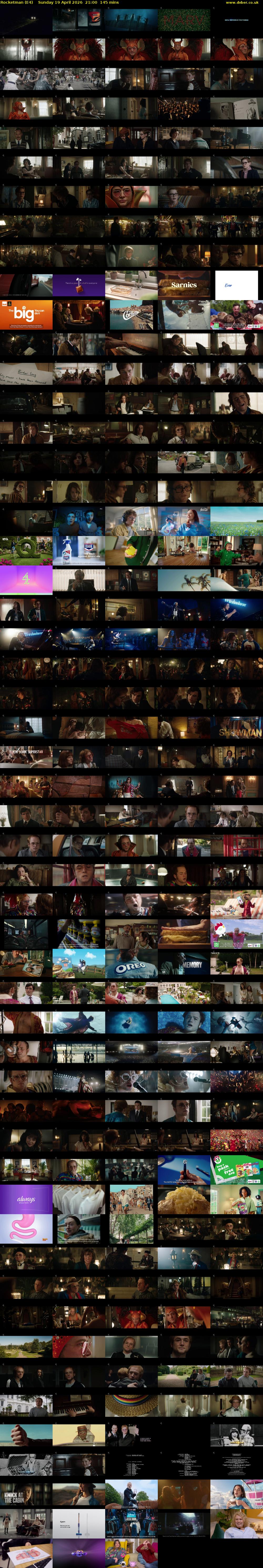 Rocketman (E4) Sunday 19 April 2026 21:00 - 23:25