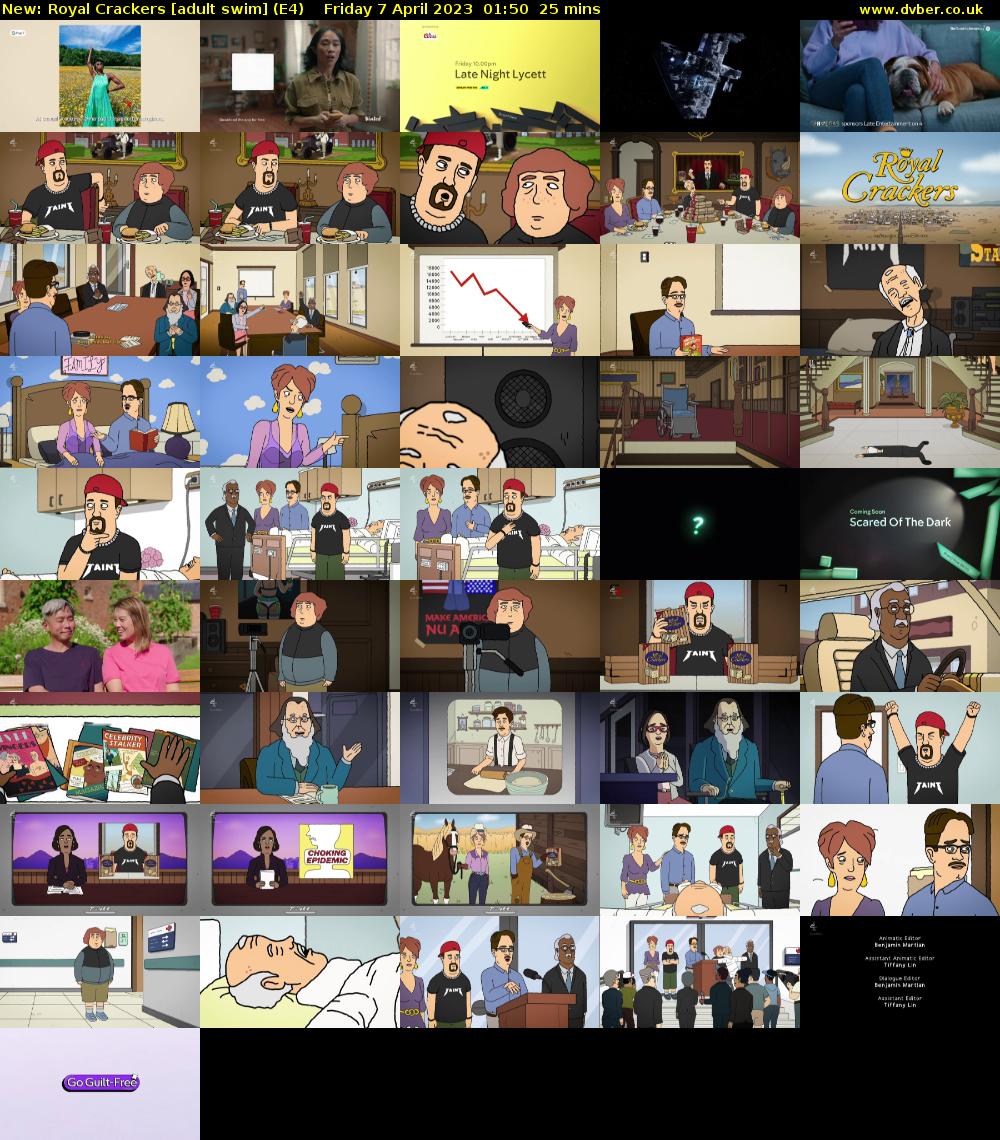 Royal Crackers [adult swim] (E4) Friday 7 April 2023 01:50 - 02:15