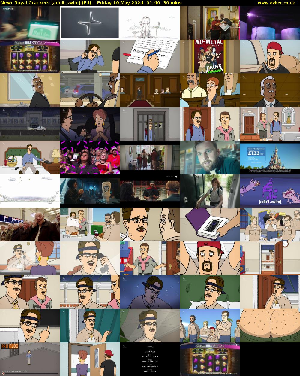 Royal Crackers [adult swim] (E4) Friday 10 May 2024 01:40 - 02:10