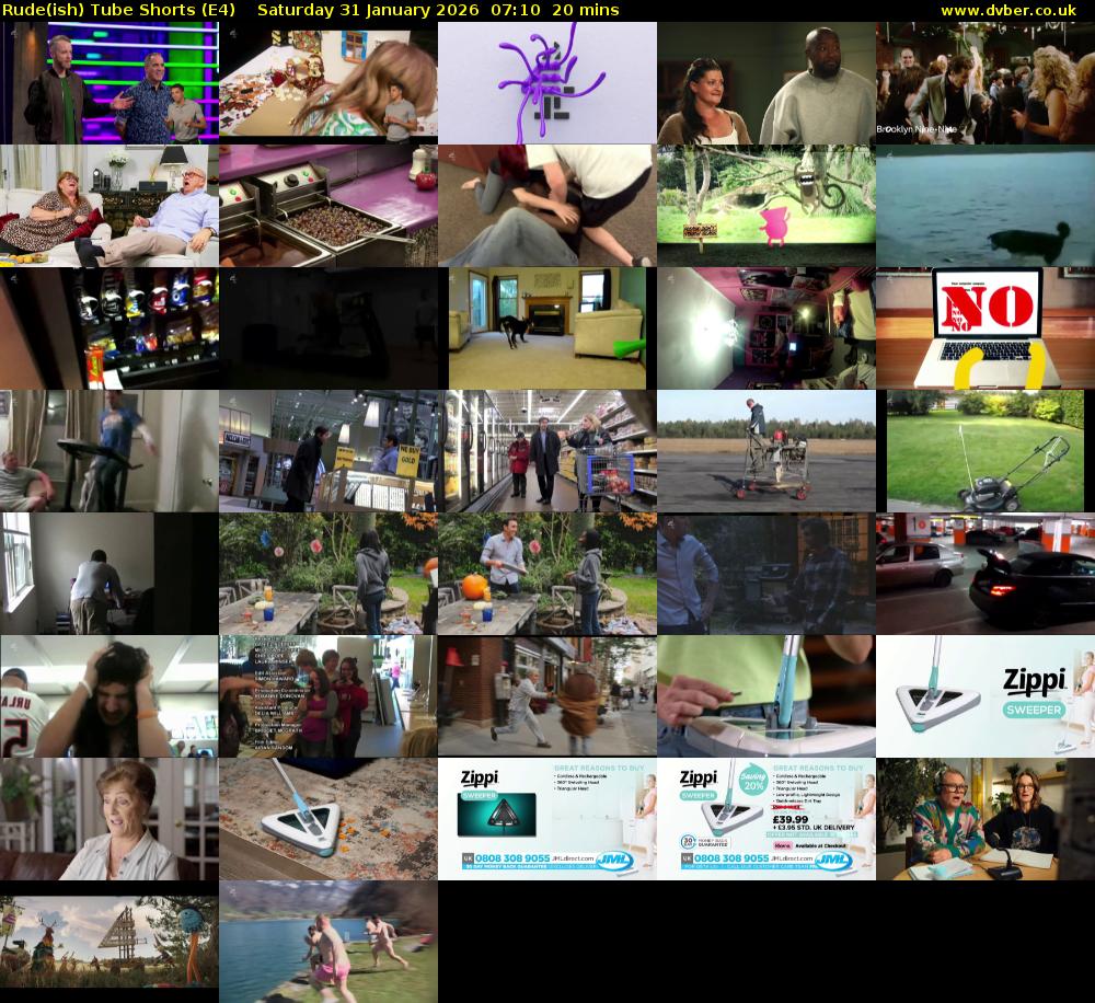 Rude(ish) Tube Shorts (E4) Saturday 31 January 2026 07:10 - 07:30