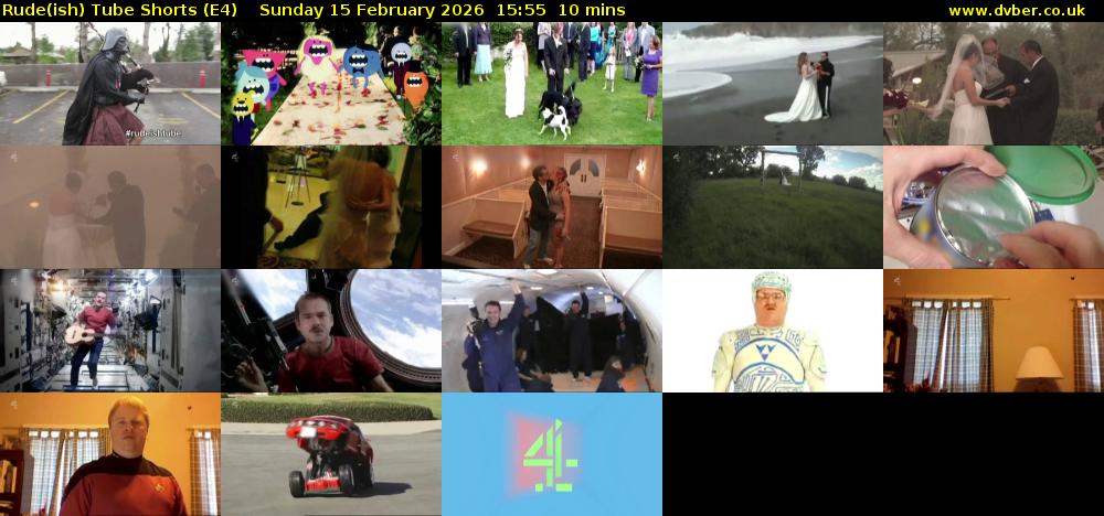 Rude(ish) Tube Shorts (E4) Sunday 15 February 2026 15:55 - 16:05