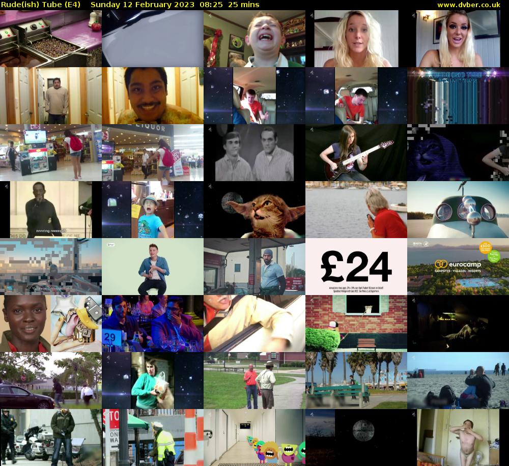 Rude(ish) Tube (E4) Sunday 12 February 2023 08:25 - 08:50