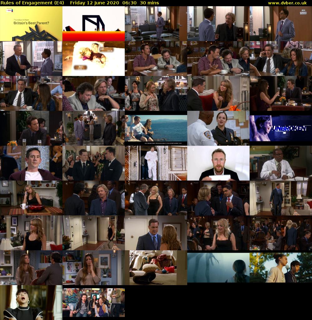 Rules of Engagement (E4) Friday 12 June 2020 06:30 - 07:00