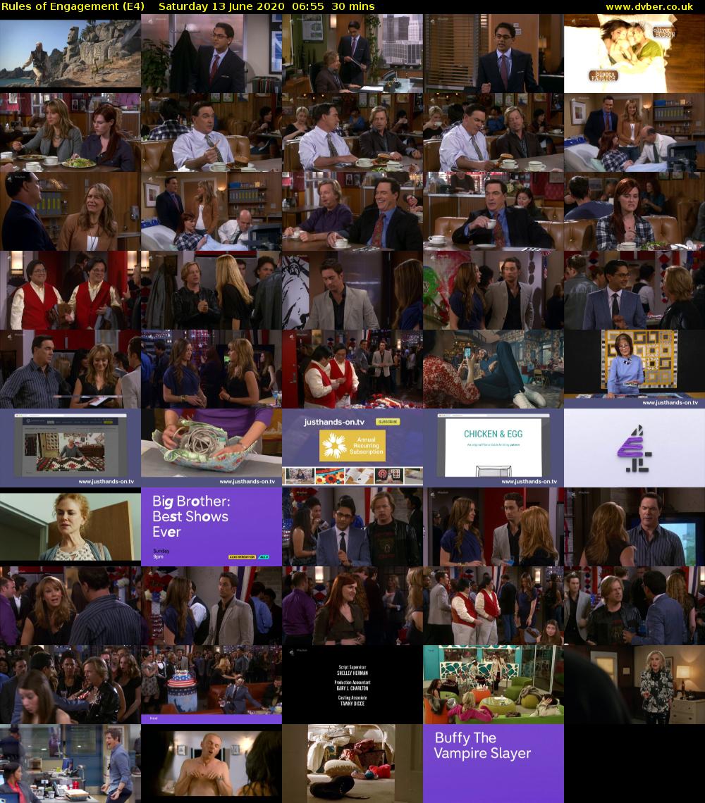Rules of Engagement (E4) Saturday 13 June 2020 06:55 - 07:25
