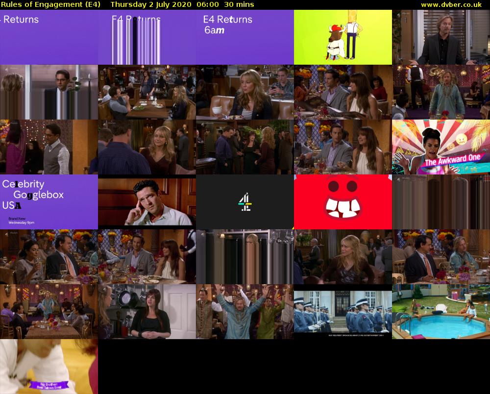 Rules of Engagement (E4) Thursday 2 July 2020 06:00 - 06:30