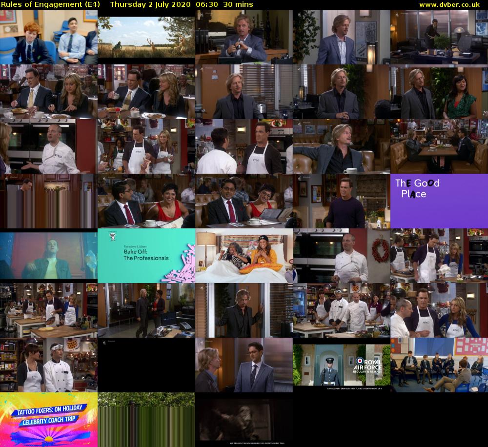 Rules of Engagement (E4) Thursday 2 July 2020 06:30 - 07:00