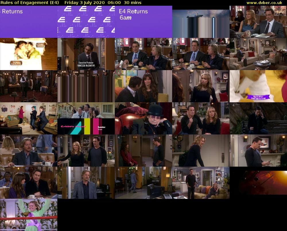 Rules of Engagement (E4) Friday 3 July 2020 06:00 - 06:30
