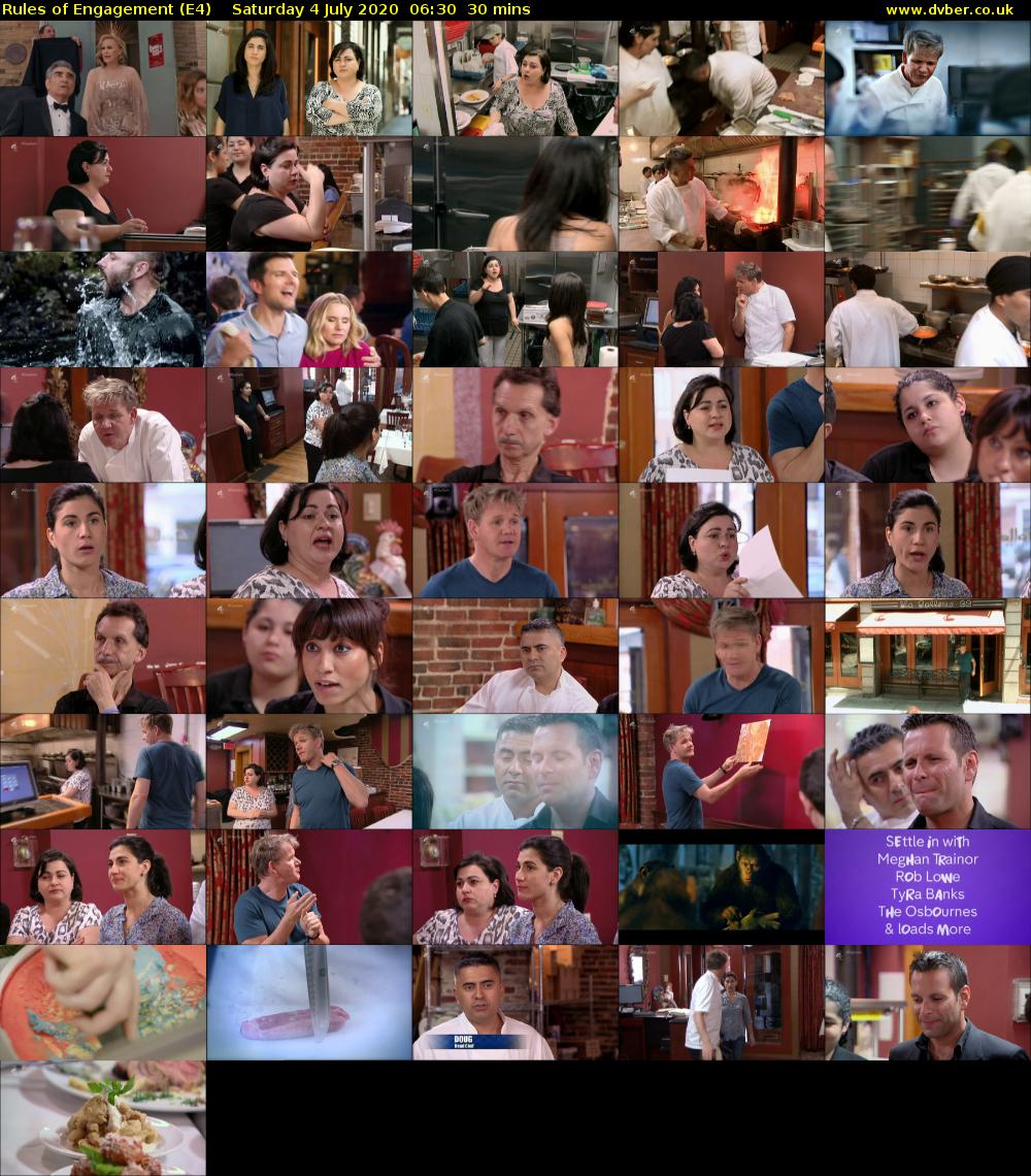 Rules of Engagement (E4) Saturday 4 July 2020 06:30 - 07:00