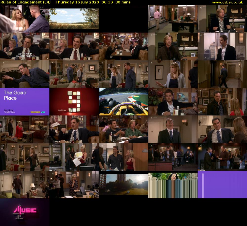 Rules of Engagement (E4) Thursday 16 July 2020 06:30 - 07:00