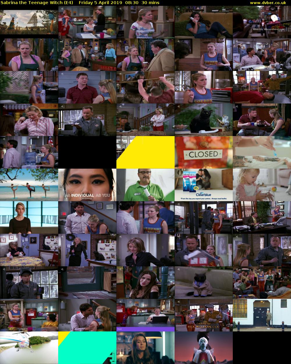 Sabrina the Teenage Witch (E4) Friday 5 April 2019 08:30 - 09:00