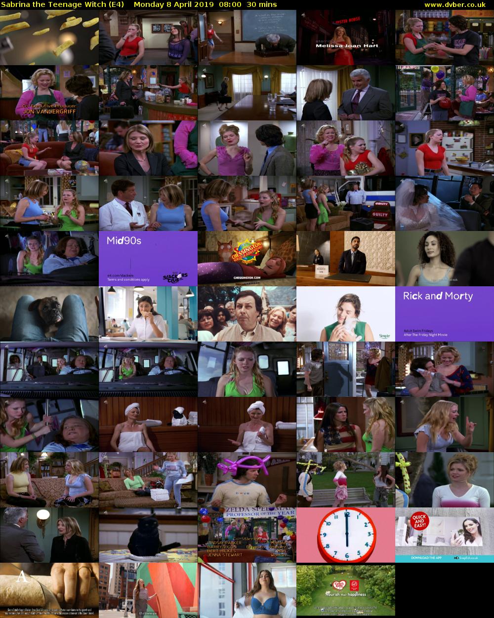 Sabrina the Teenage Witch (E4) Monday 8 April 2019 08:00 - 08:30