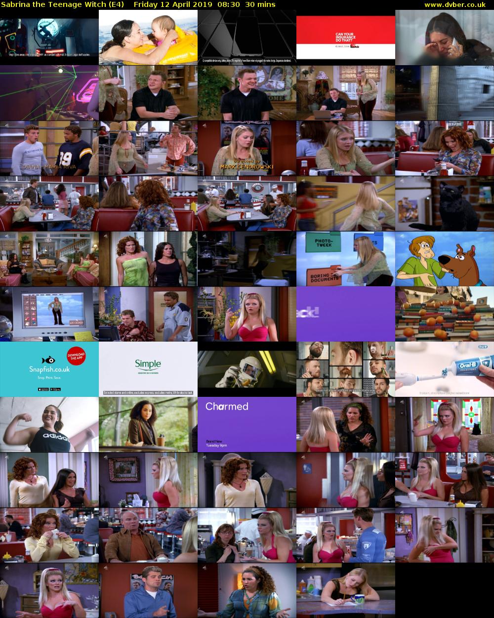 Sabrina the Teenage Witch (E4) Friday 12 April 2019 08:30 - 09:00