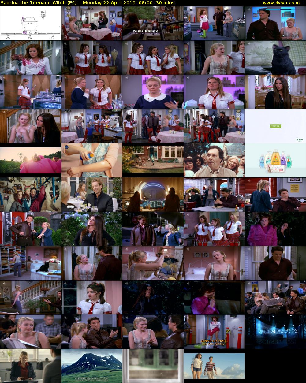 Sabrina the Teenage Witch (E4) Monday 22 April 2019 08:00 - 08:30