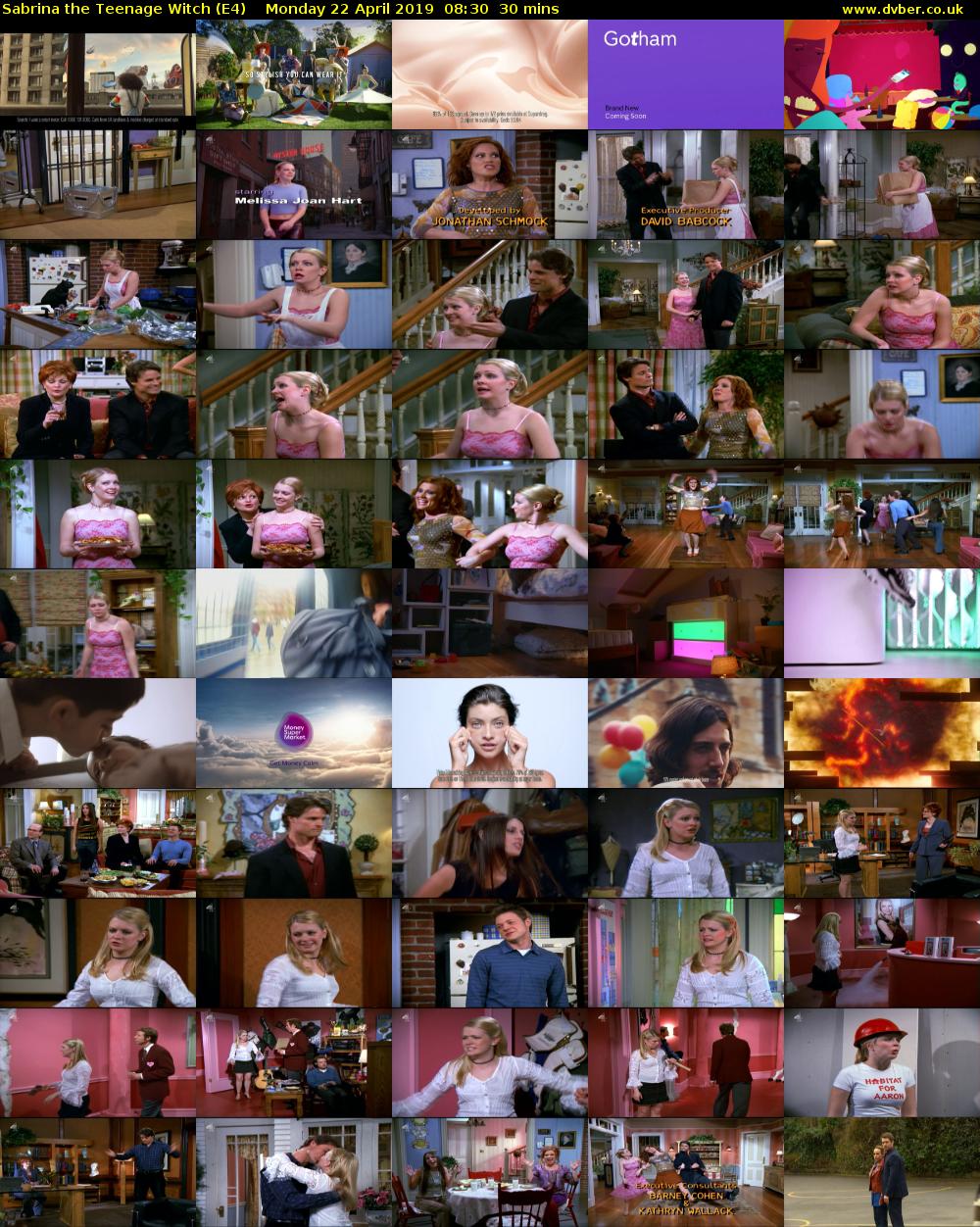 Sabrina the Teenage Witch (E4) Monday 22 April 2019 08:30 - 09:00
