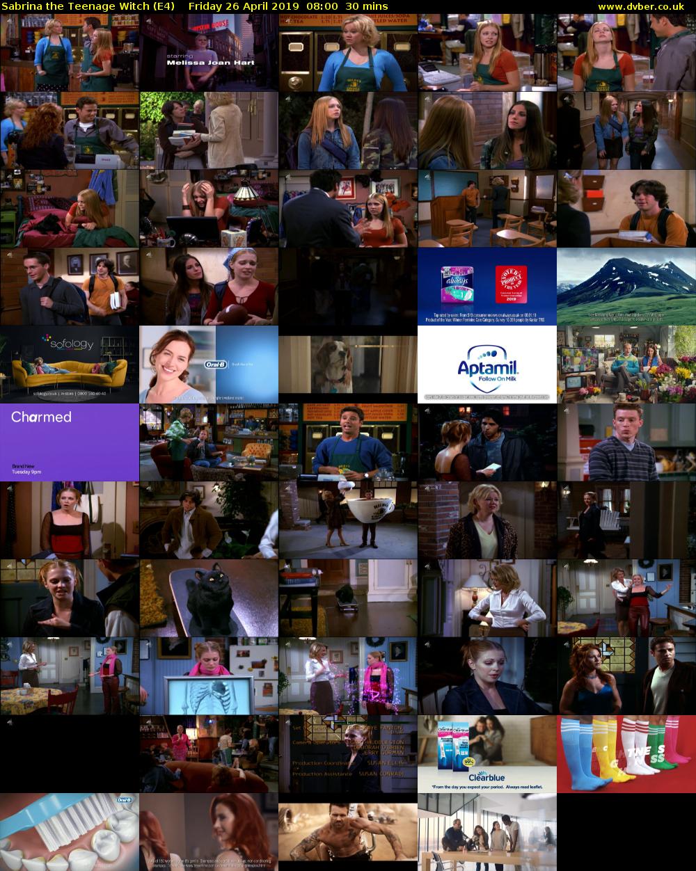 Sabrina the Teenage Witch (E4) Friday 26 April 2019 08:00 - 08:30