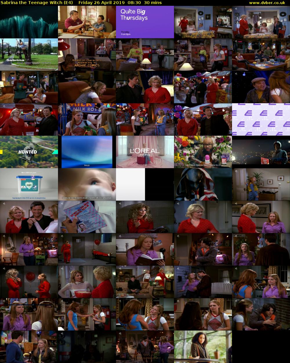Sabrina the Teenage Witch (E4) Friday 26 April 2019 08:30 - 09:00