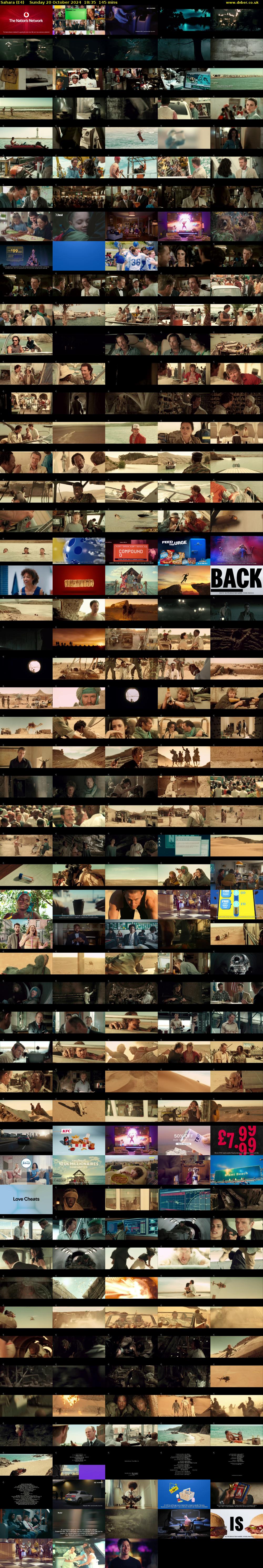 Sahara (E4) Sunday 20 October 2024 18:35 - 21:00