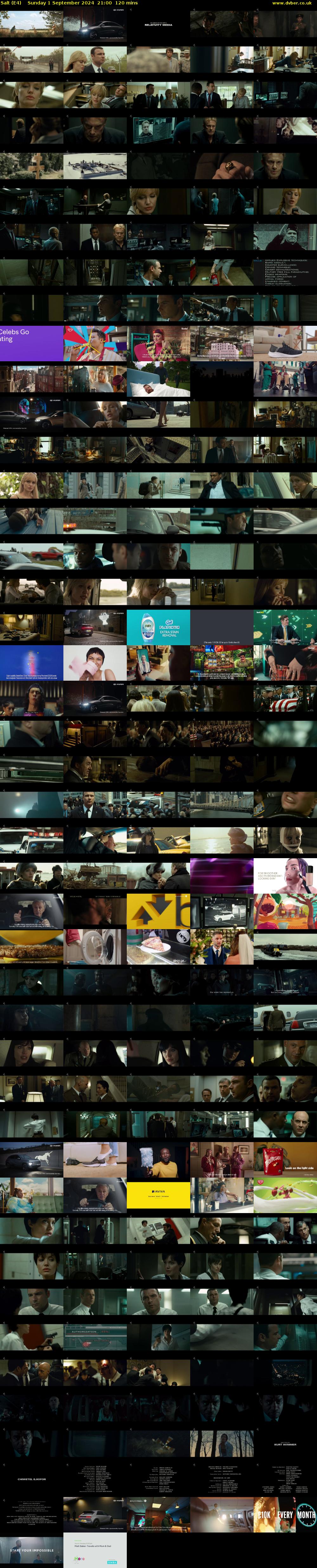 Salt (E4) Sunday 1 September 2024 21:00 - 23:00