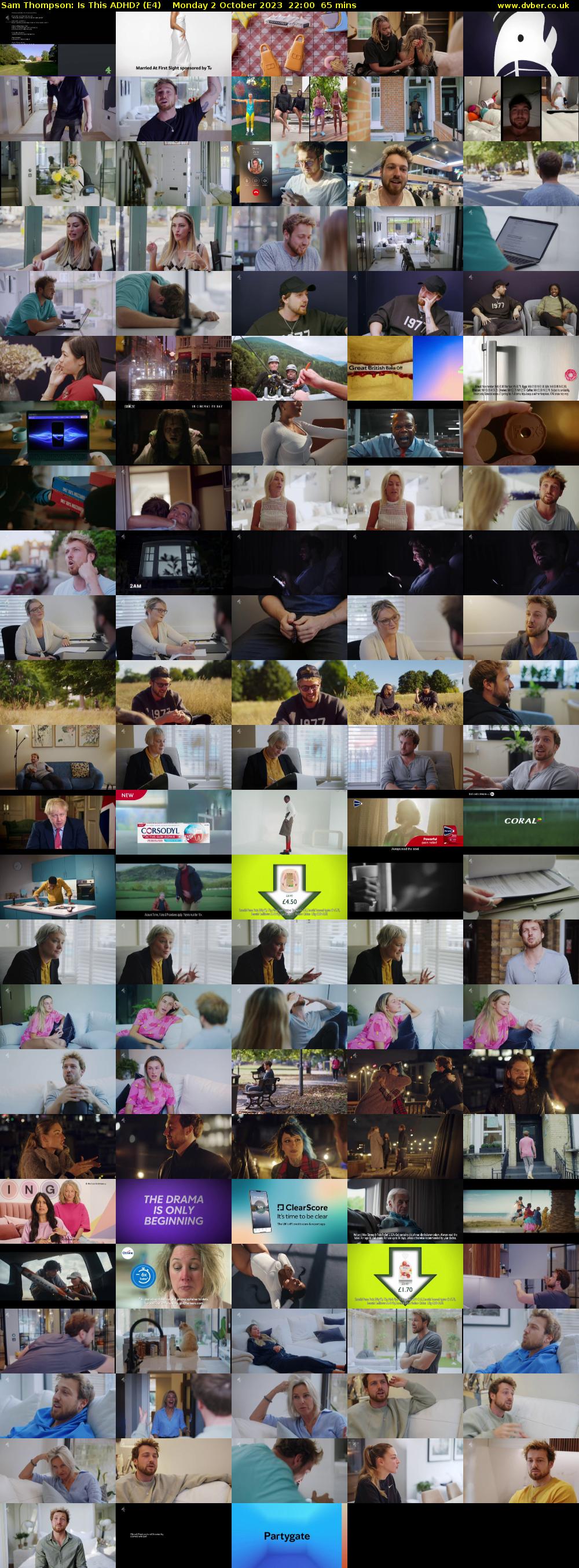 Sam Thompson: Is This ADHD? (E4) Monday 2 October 2023 22:00 - 23:05