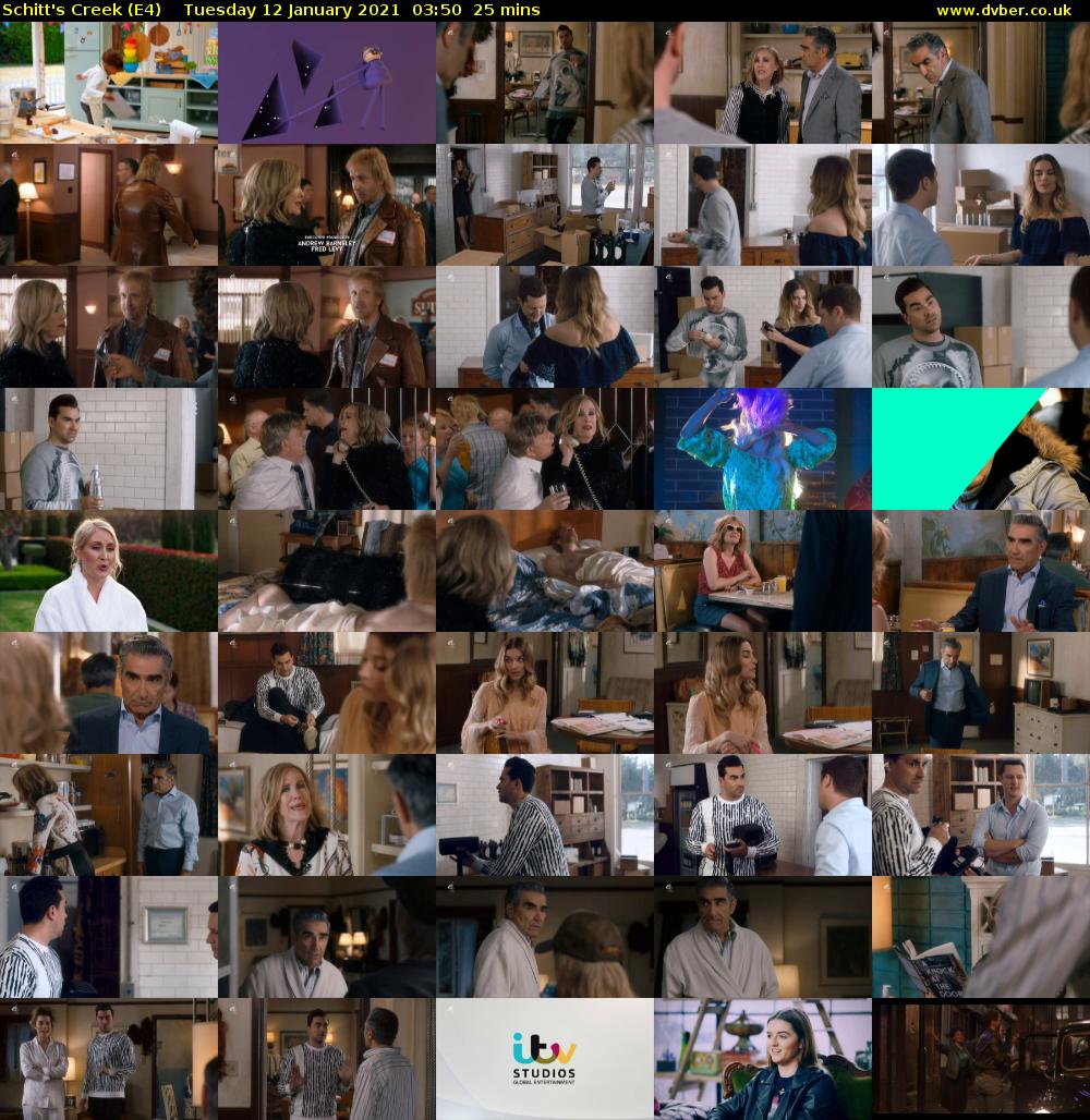 Schitt's Creek (E4) Tuesday 12 January 2021 03:50 - 04:15