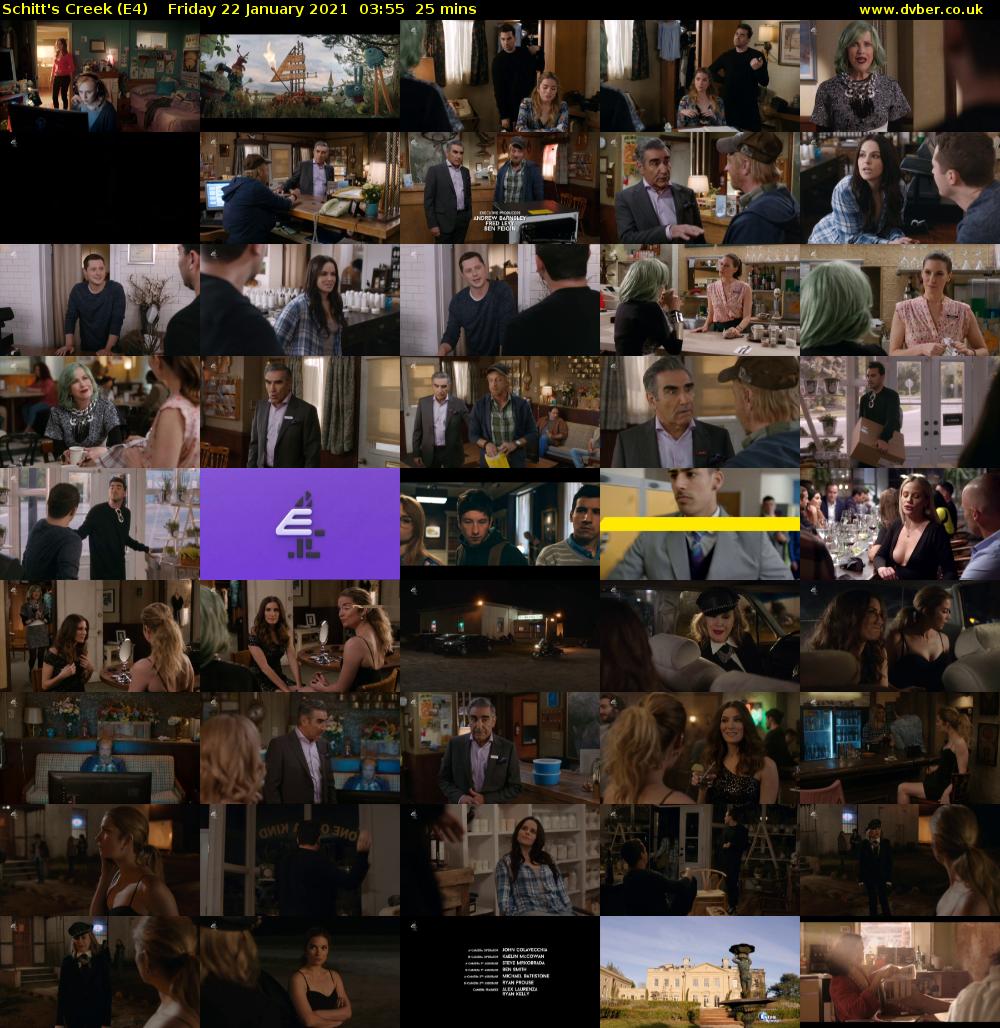Schitt's Creek (E4) Friday 22 January 2021 03:55 - 04:20