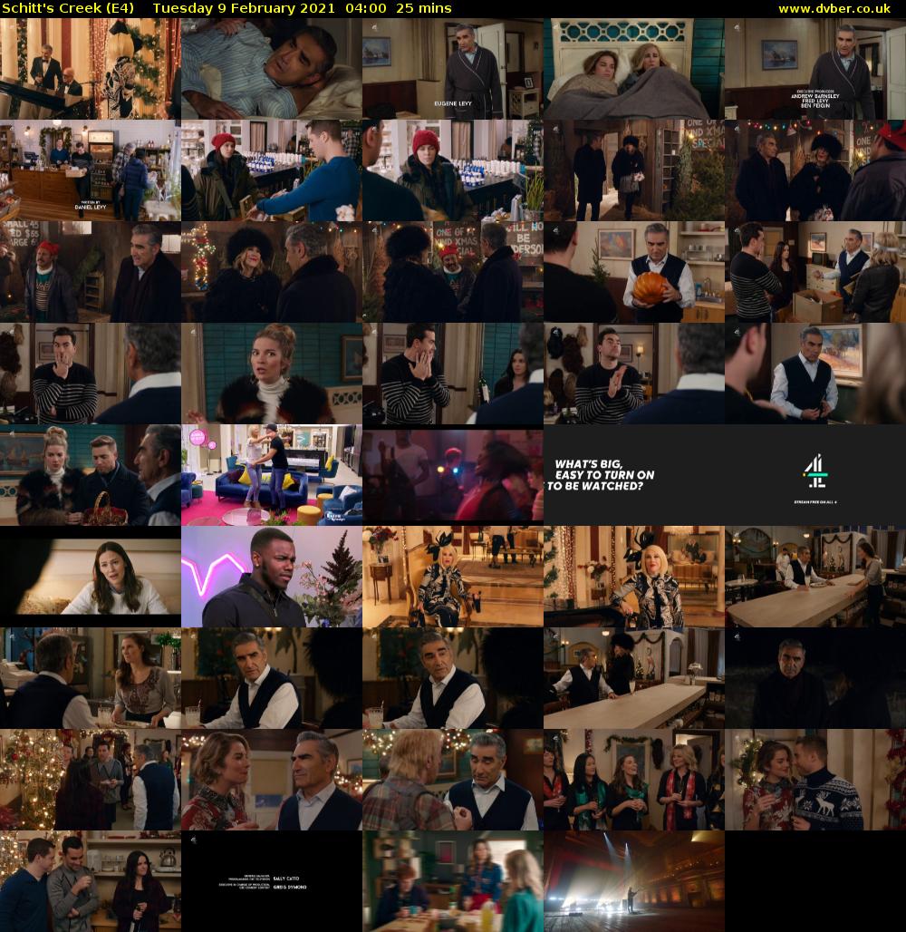Schitt's Creek (E4) Tuesday 9 February 2021 04:00 - 04:25