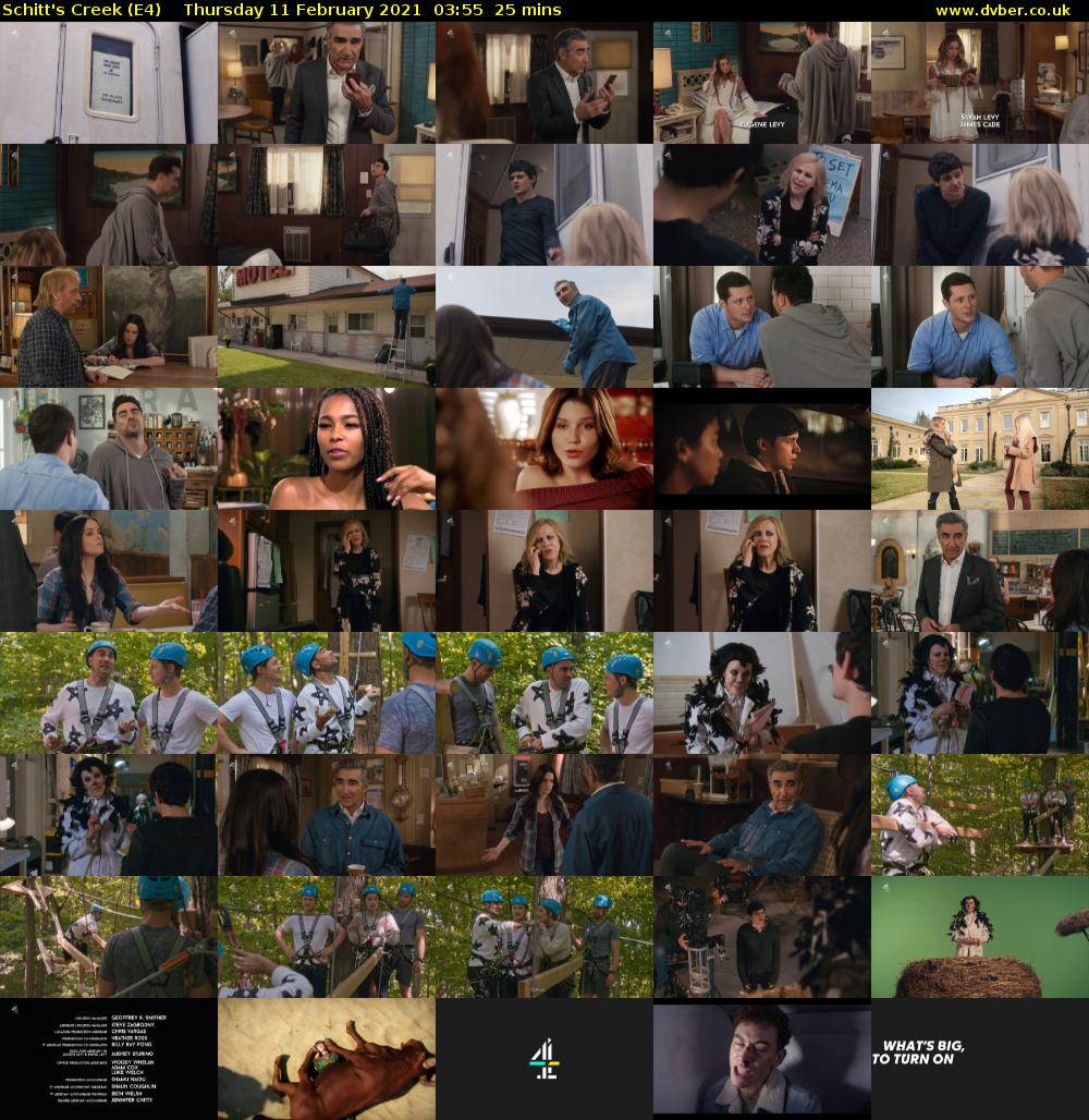 Schitt's Creek (E4) Thursday 11 February 2021 03:55 - 04:20