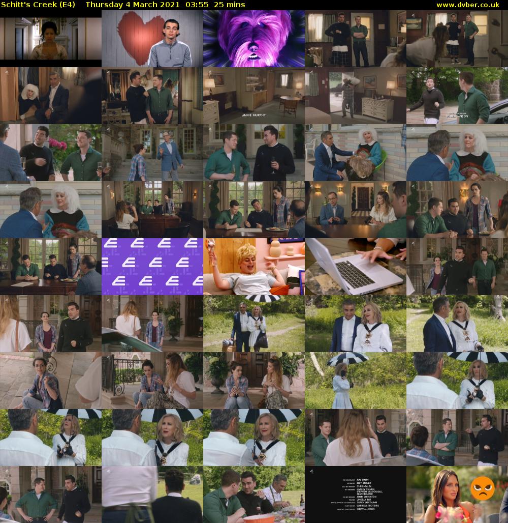 Schitt's Creek (E4) Saturday 7 June 2025 04:55 - 04:00
